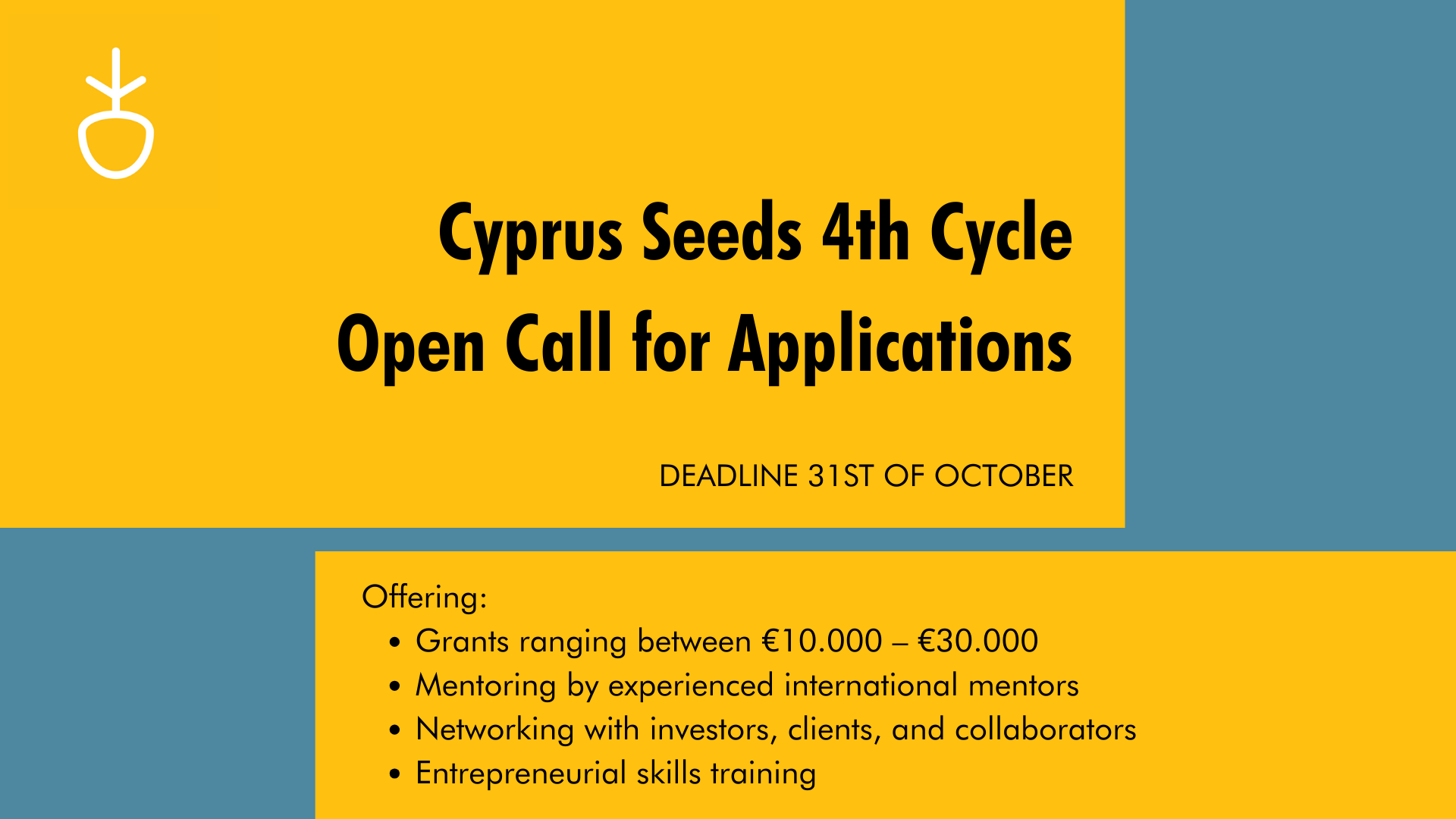 Read more about the article Cyprus Seeds Announces 4th Call for Applications: Empowering Research to Transform into Market-Ready Innovations